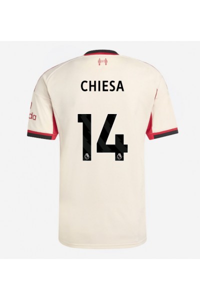 Liverpool Federico Chiesa #14 Jalkapallovaatteet Vieraspaita 2025-26 Lyhythihainen Liverpool Federico Chiesa #14 Jalkapallovaatteet Vieraspaita 2025-26 Lyhythihainen